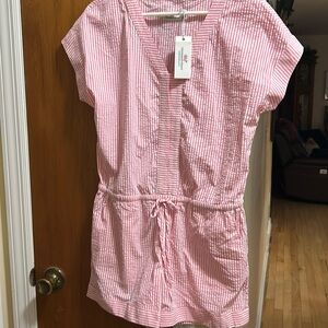 Vineyard Vines seersucker performance Romper